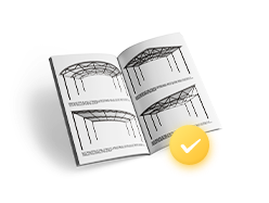 <span style="font-weight: 400;">Подберет оптимальную </span><br><span style="font-weight: 400;">форму крыши и ферм, </span><br><span style="font-weight: 400;">подходящую именно Вам</span>